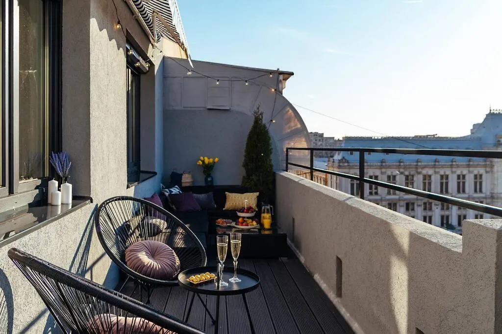 Sunset Terrace In The Old Town Apartment Bucharest